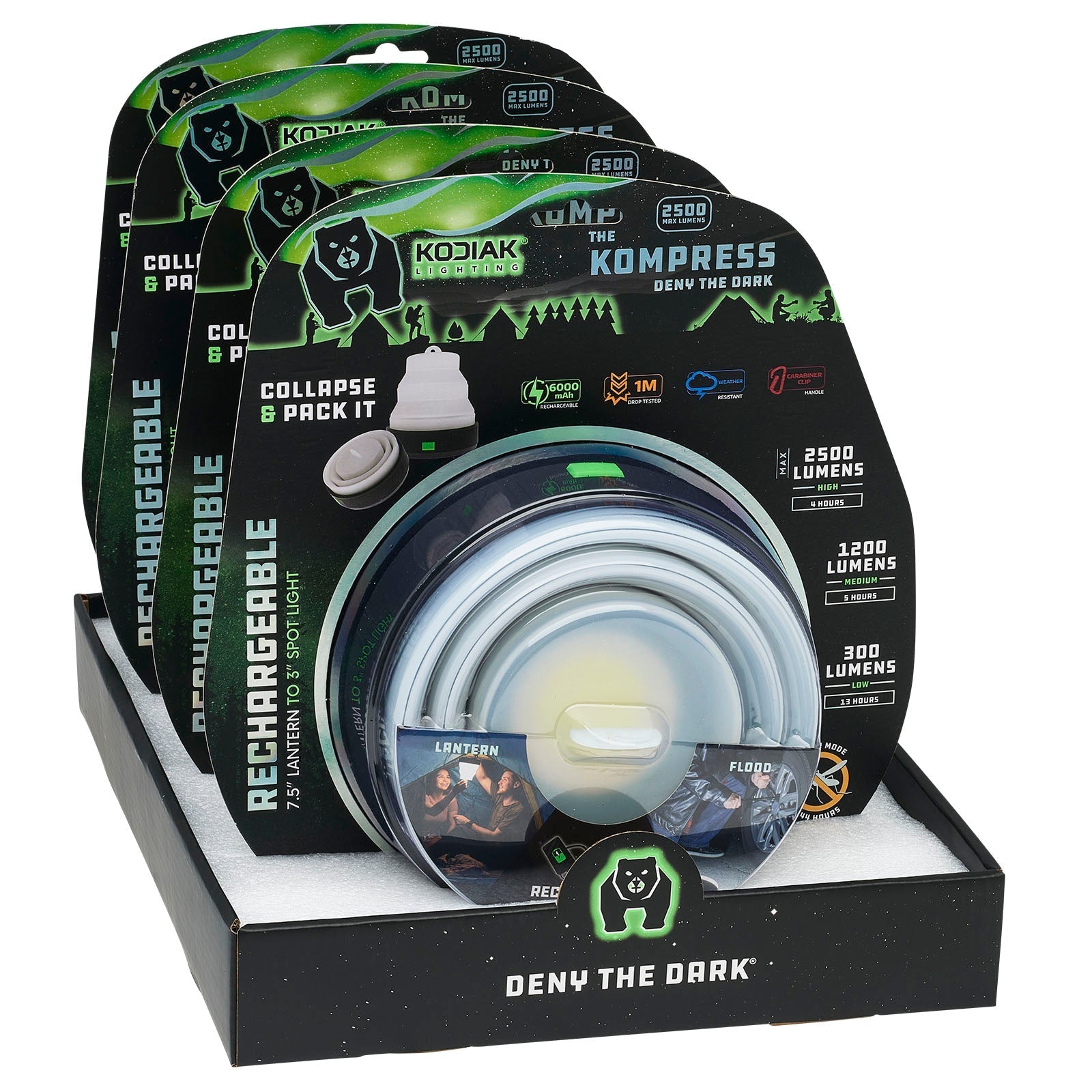 Kodiak® Kompress® Rechargeable Pop Up Lantern