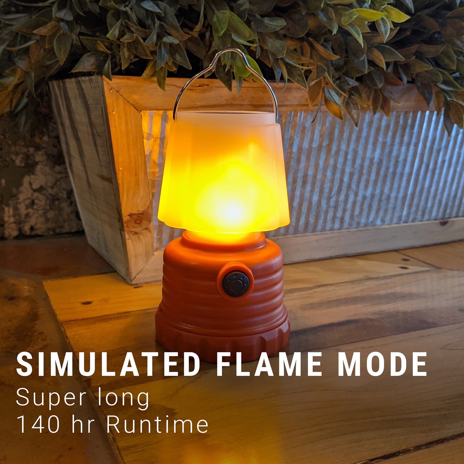 LitezAll® Mini Lantern with White or Simulated Flame - LitezAll - 3