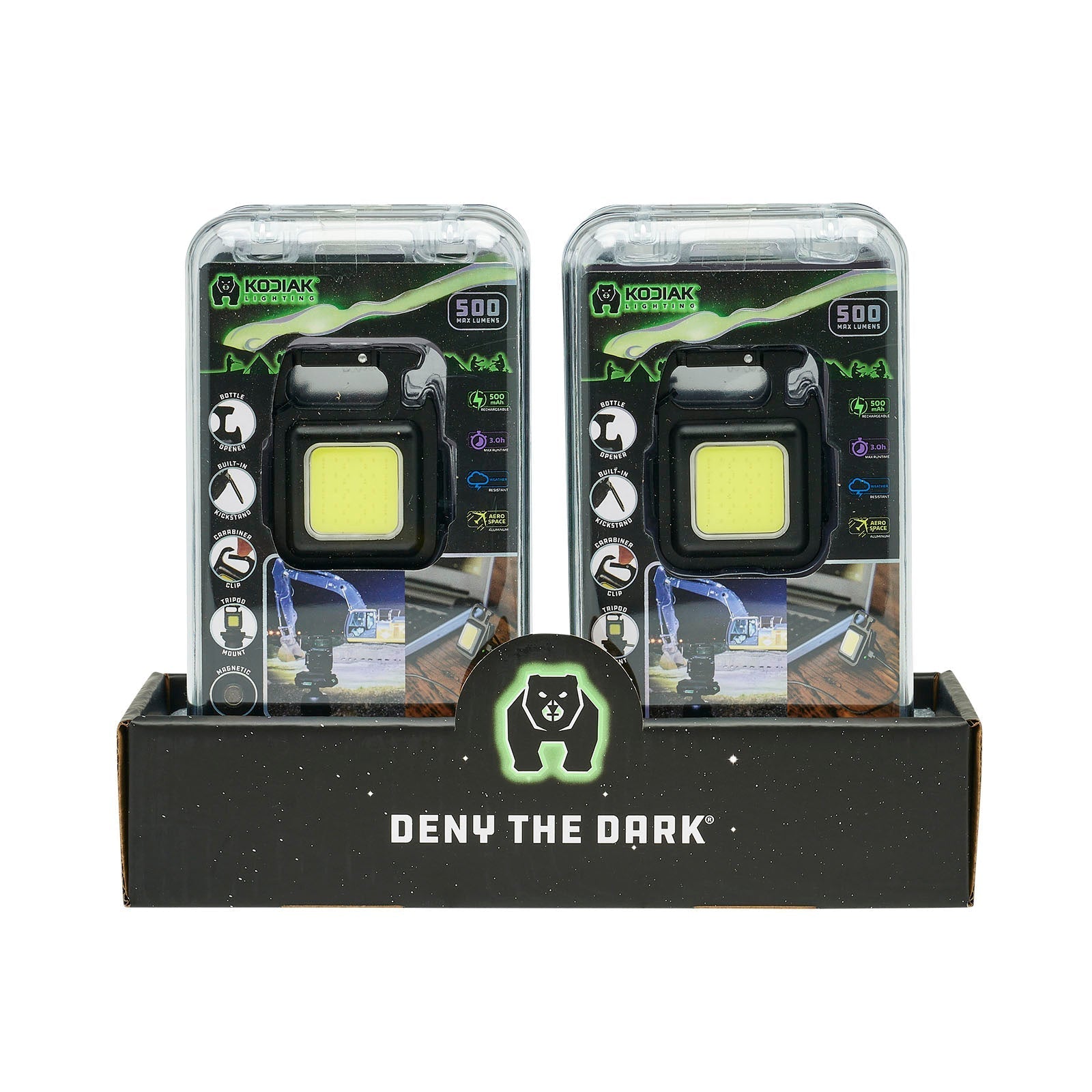 Kodiak® KOMPANION® 500 Lumen Rechargeable Aluminum Work Light
