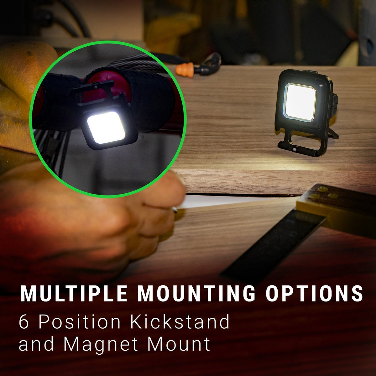 Kodiak® KOMPANION® 500 Lumen Rechargeable Aluminum Work Light