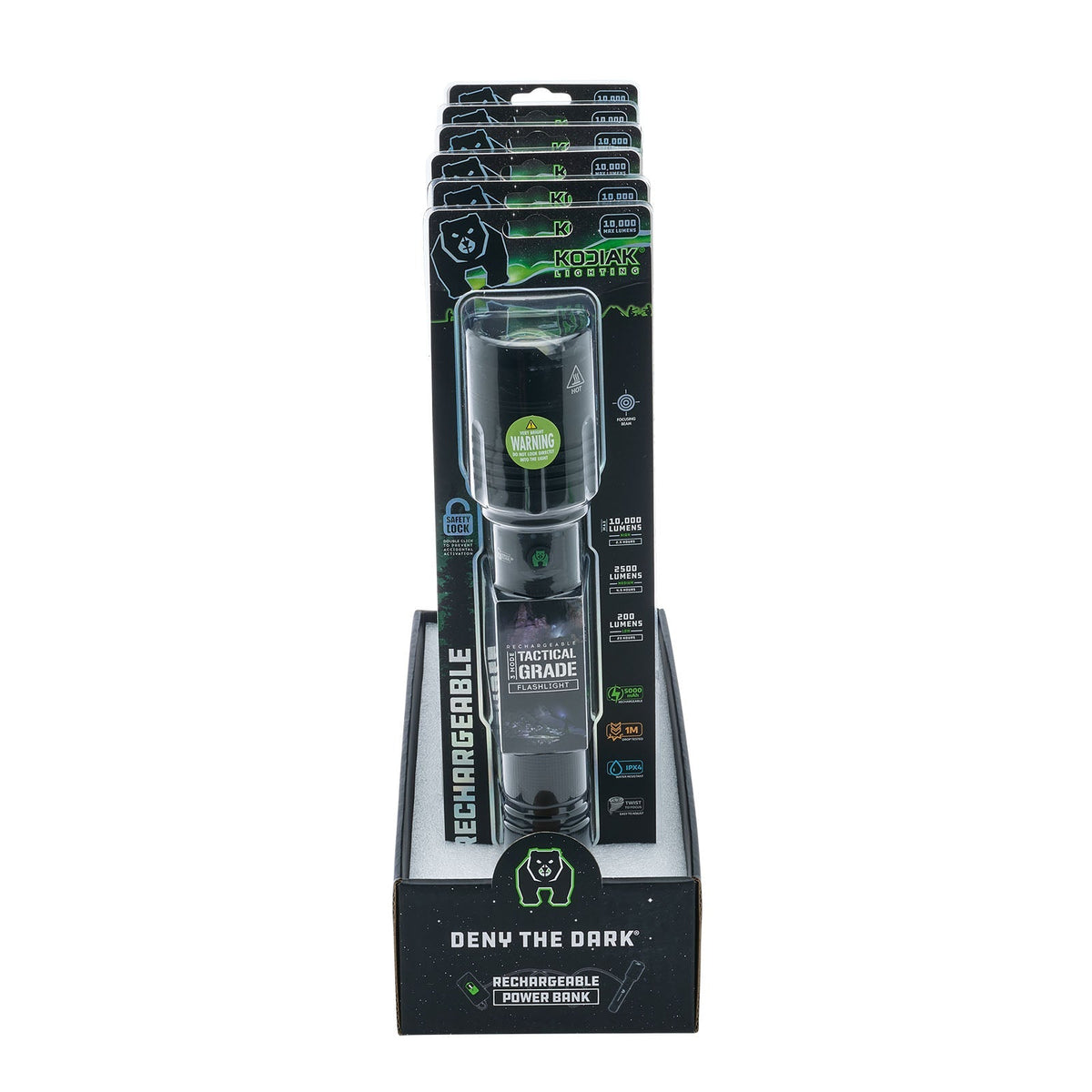 Kodiak® Kiran® 10,000 Lumen Tactical Flashlight
