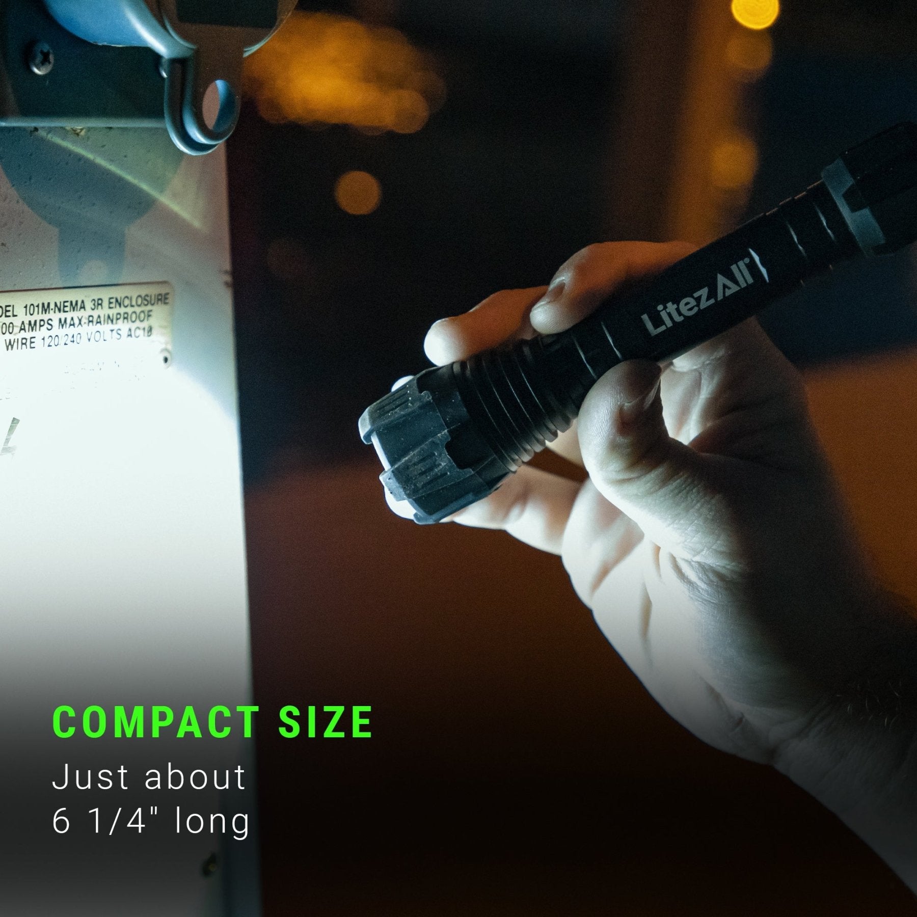 LitezAll® Nearly Invincible® 300 Lumen Tactical Flashlight - LitezAll - 5