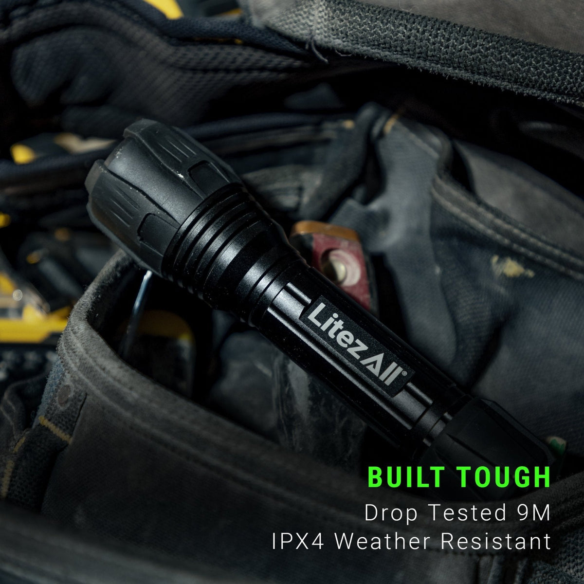 LitezAll® Nearly Invincible® 1000 Lumen Rechargeable Tactical Flashlight - LitezAll - 4
