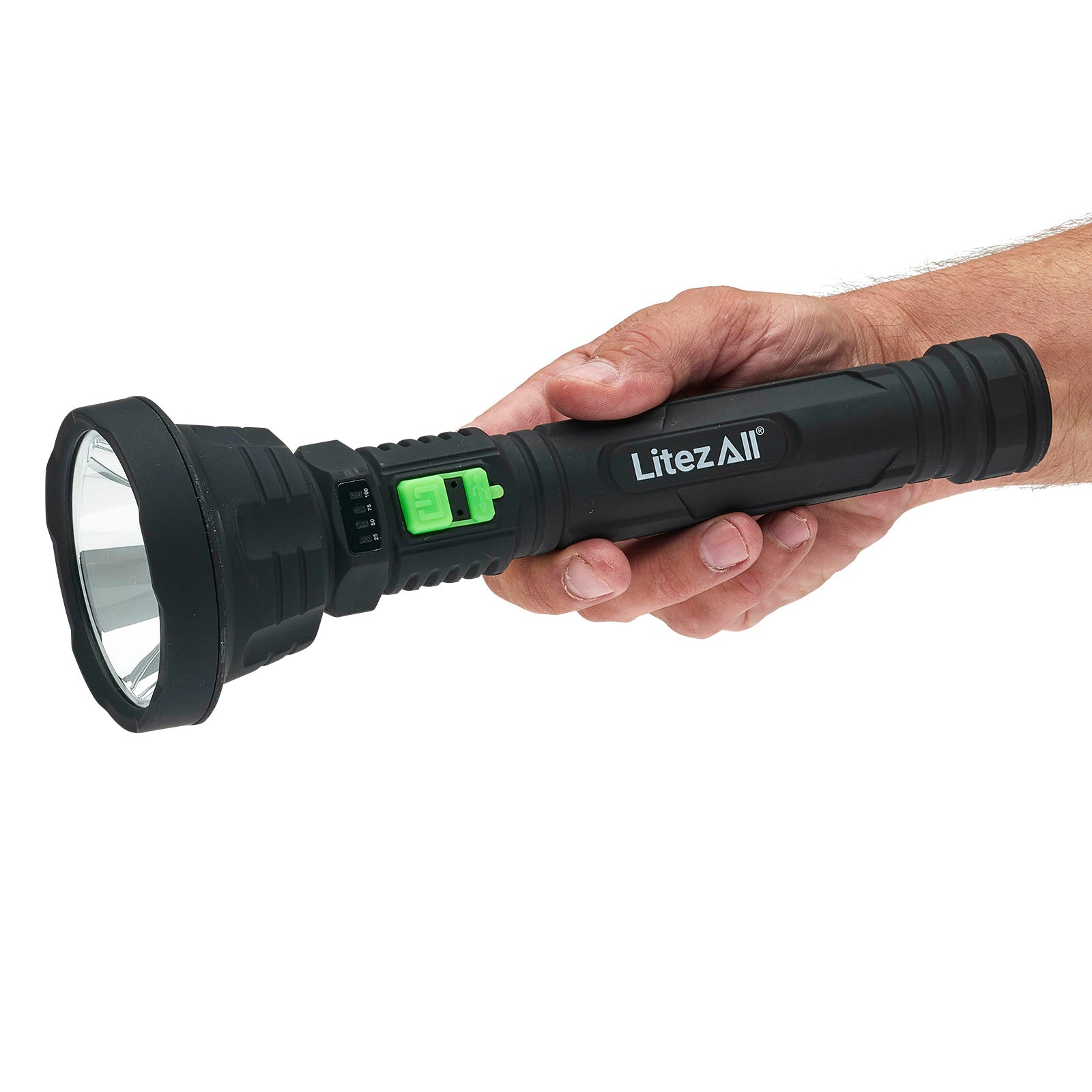 LitezAll® Rechargeable Flashlight and Headlamp Combo Pack