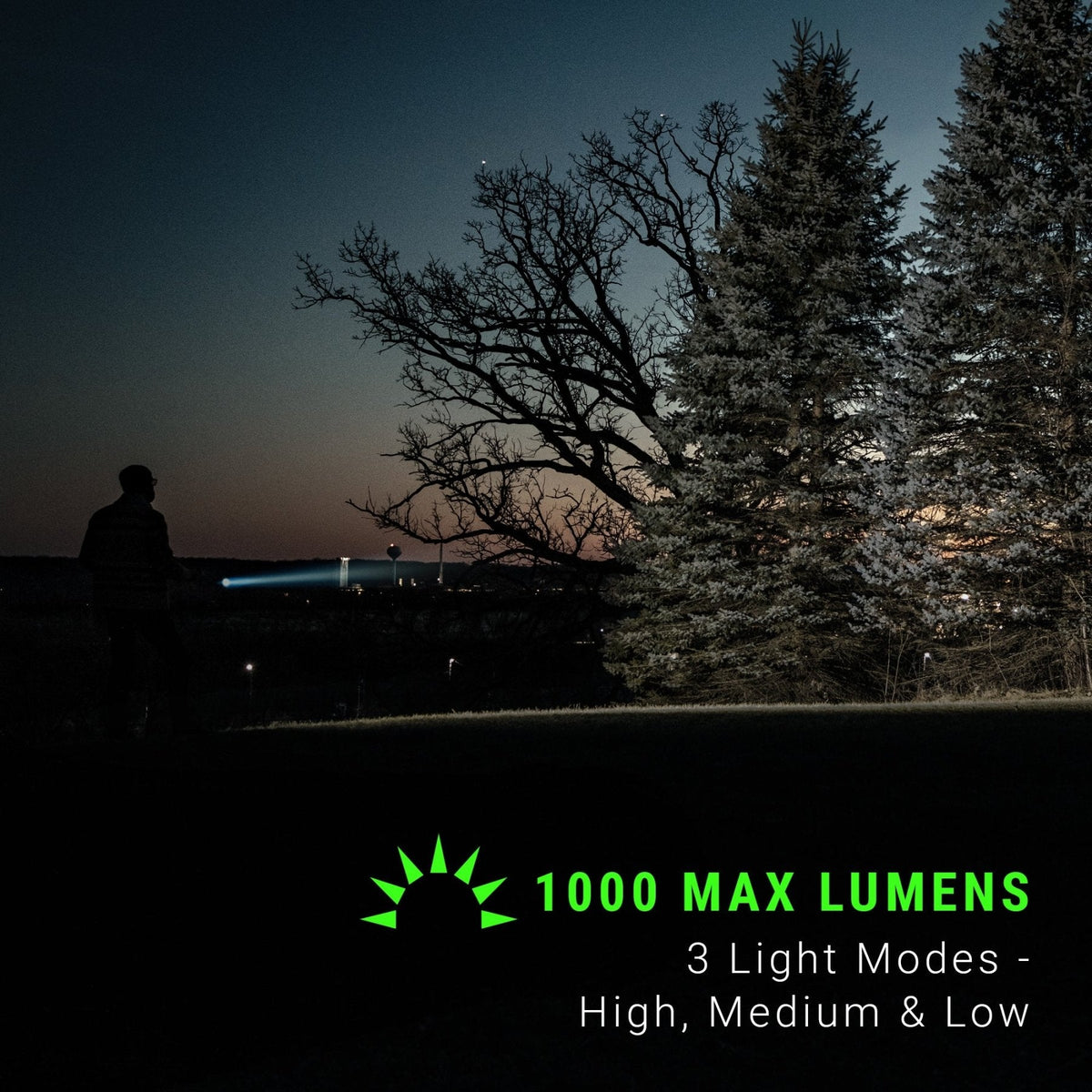Kodiak® Kram 1000 Lumen Rechargeable Tactical Flashlight with Magnetic Charging - LitezAll - 4