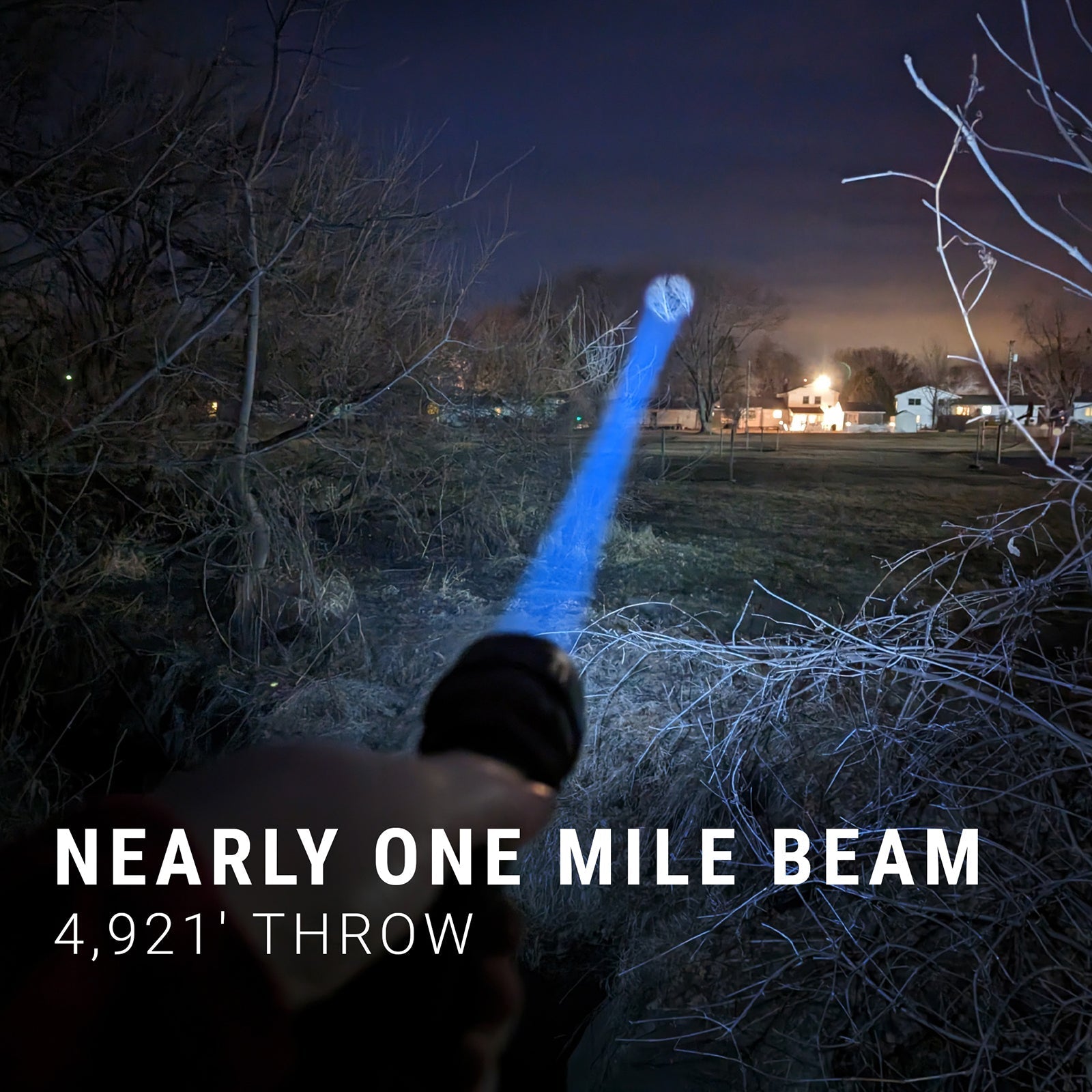 Kodiak® Nearly 1 Mile Beam Tactical Flashlight - LitezAll - Tactical Flashlights - 3