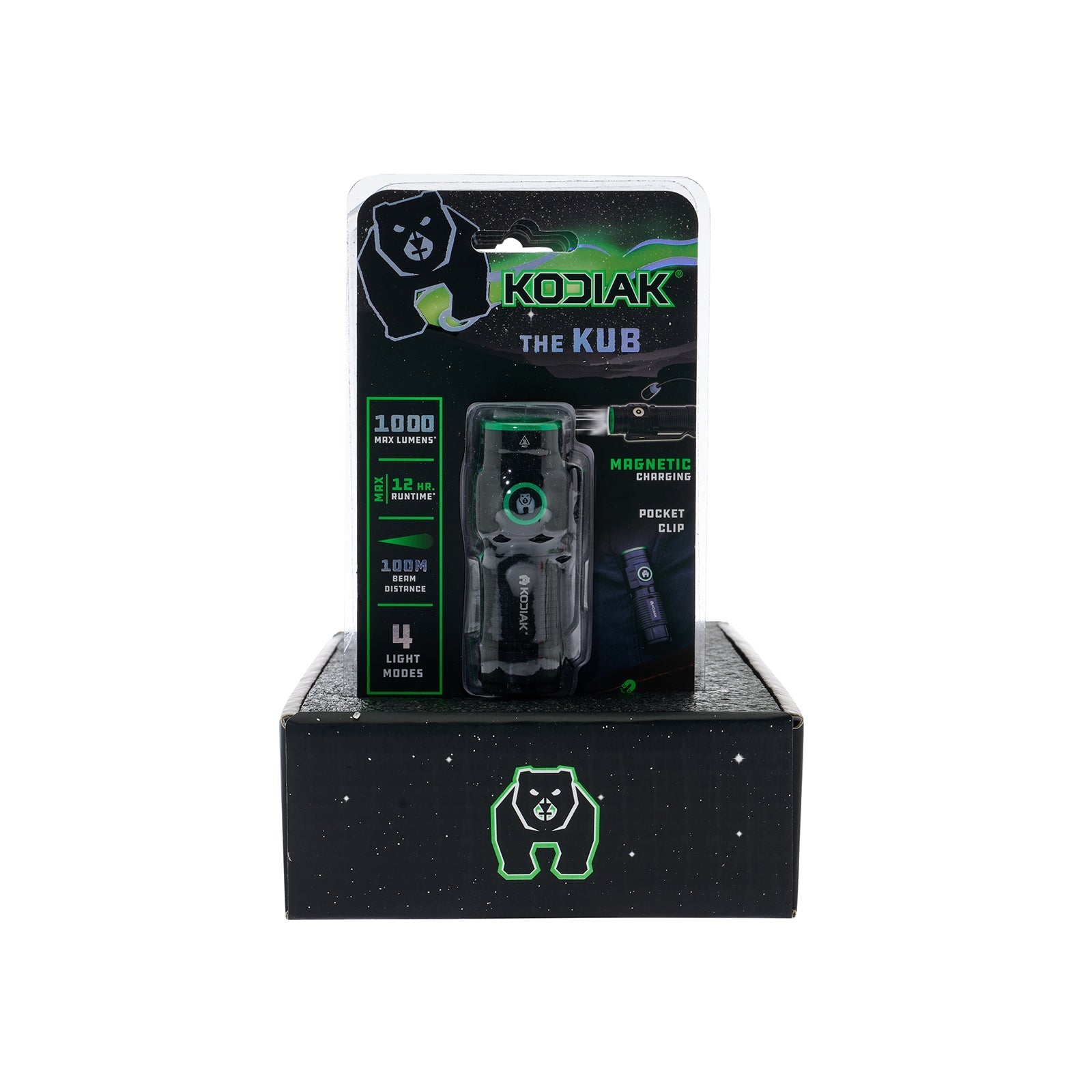 Kodiak® KUB Rechargeable Compact Flashlight 1000 Lumens