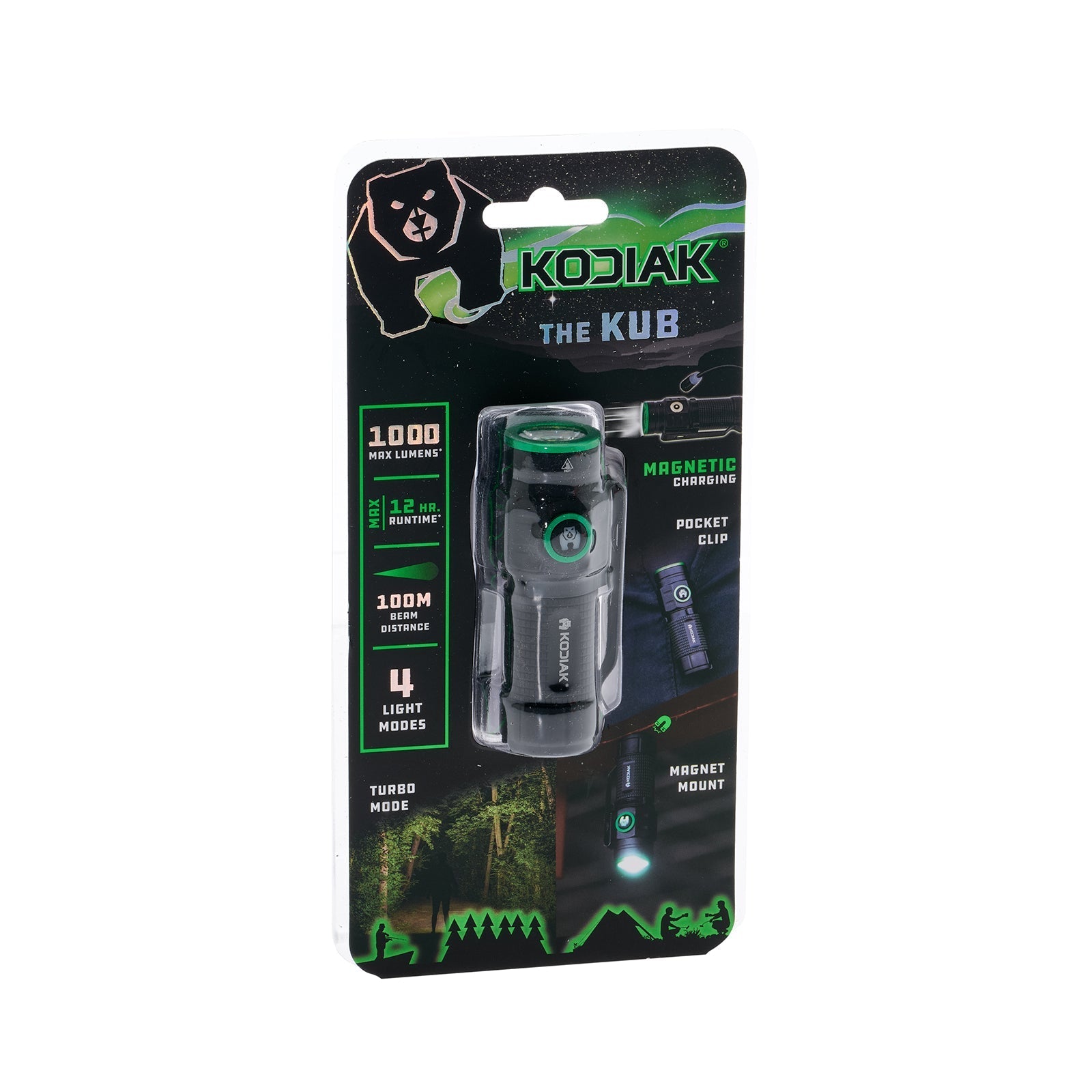 Kodiak® KUB Rechargeable Compact Flashlight 1000 Lumens