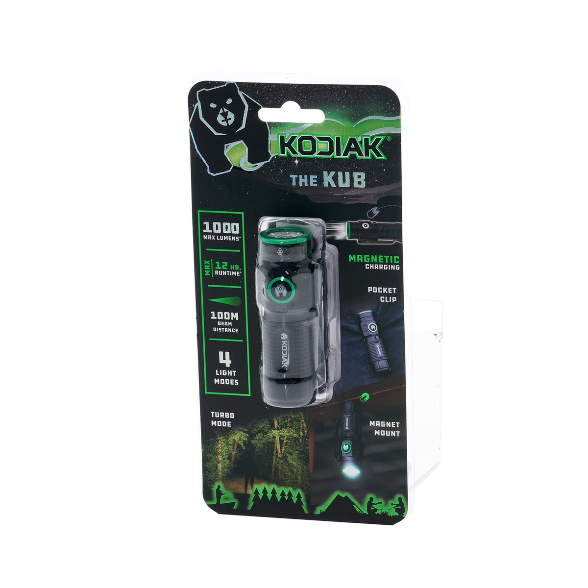 Kodiak® KUB Rechargeable Compact Flashlight 1000 Lumens