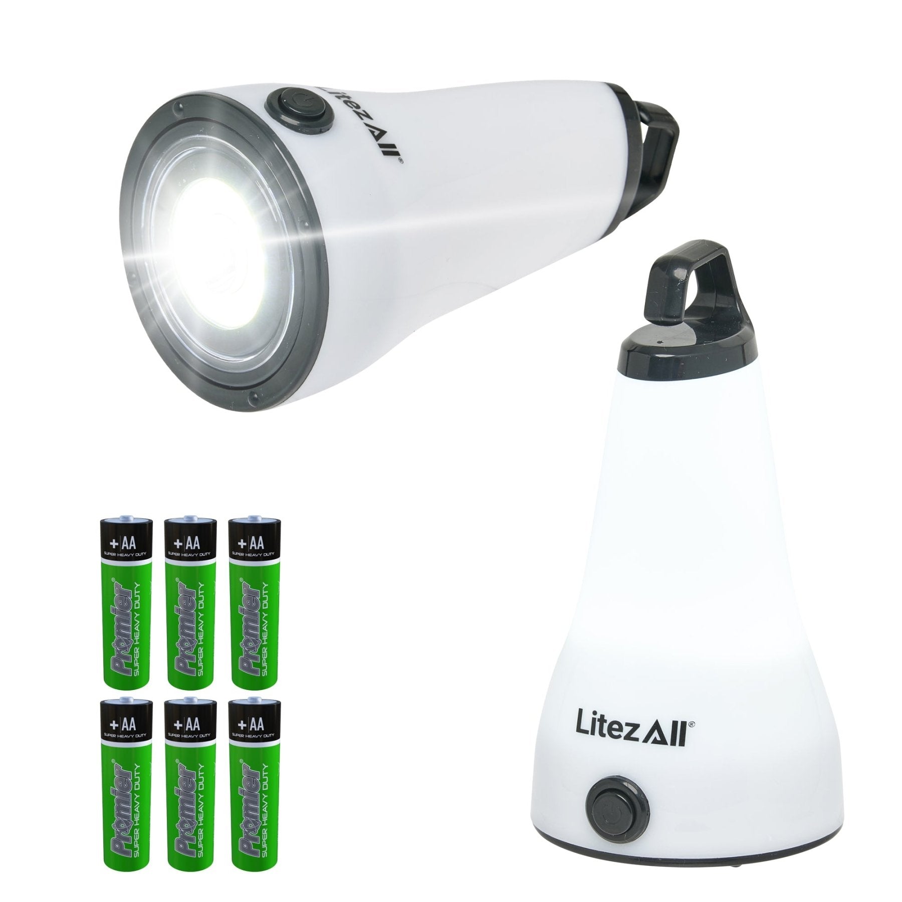 LitezAll® 2-in-1 Lantern Flashlight 2 Pack - LitezAll - Lanterns - 2