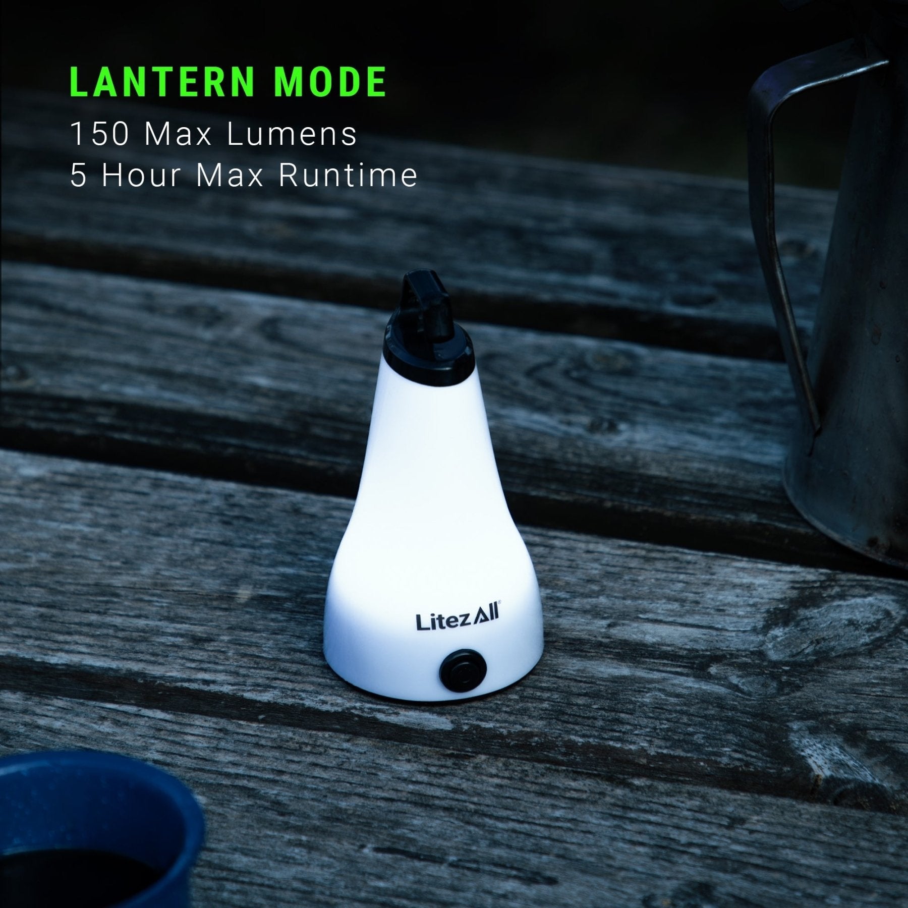 LitezAll® 2-in-1 Lantern Flashlight 2 Pack - LitezAll - Lanterns - 3