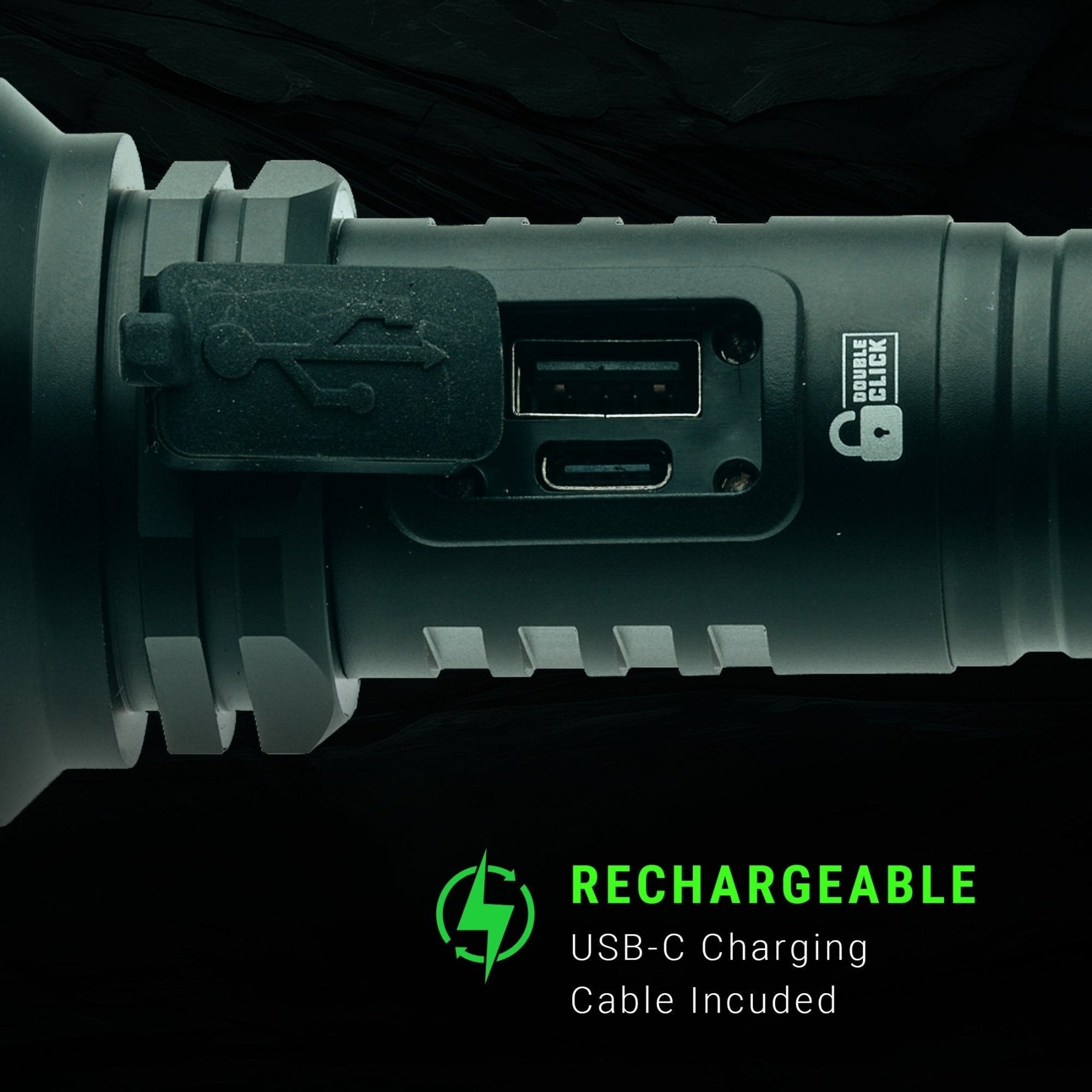 Kodiak® 5K Rechargeable Tactical Flashlight - LitezAll - Tactical Flashlights - 7