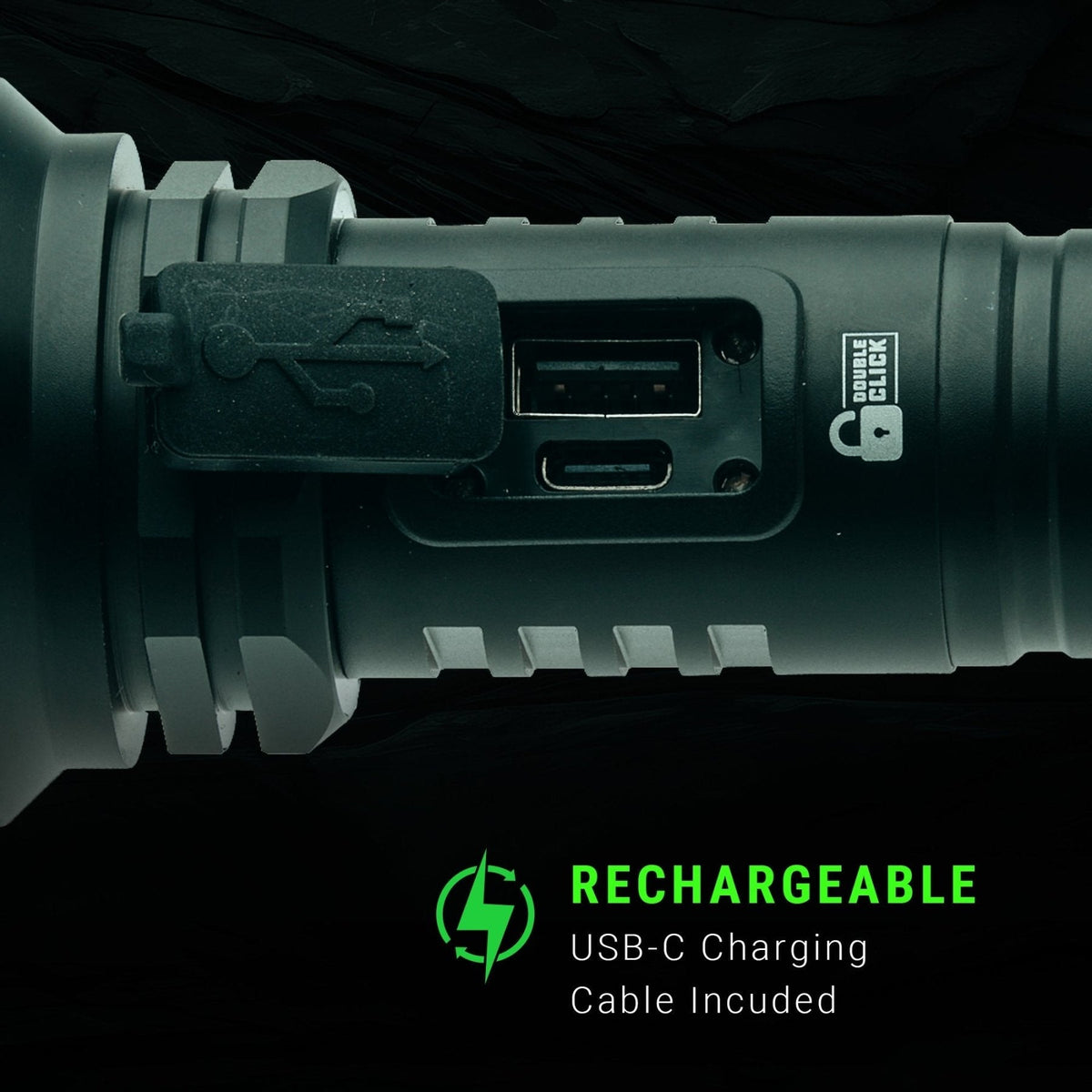 Kodiak® 5K Rechargeable Tactical Flashlight - LitezAll - Tactical Flashlights - 7