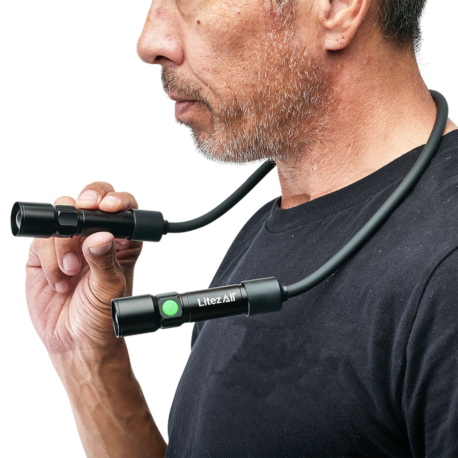 LitezAll® Rechargeable 500 Lumen Bendable Neck Light