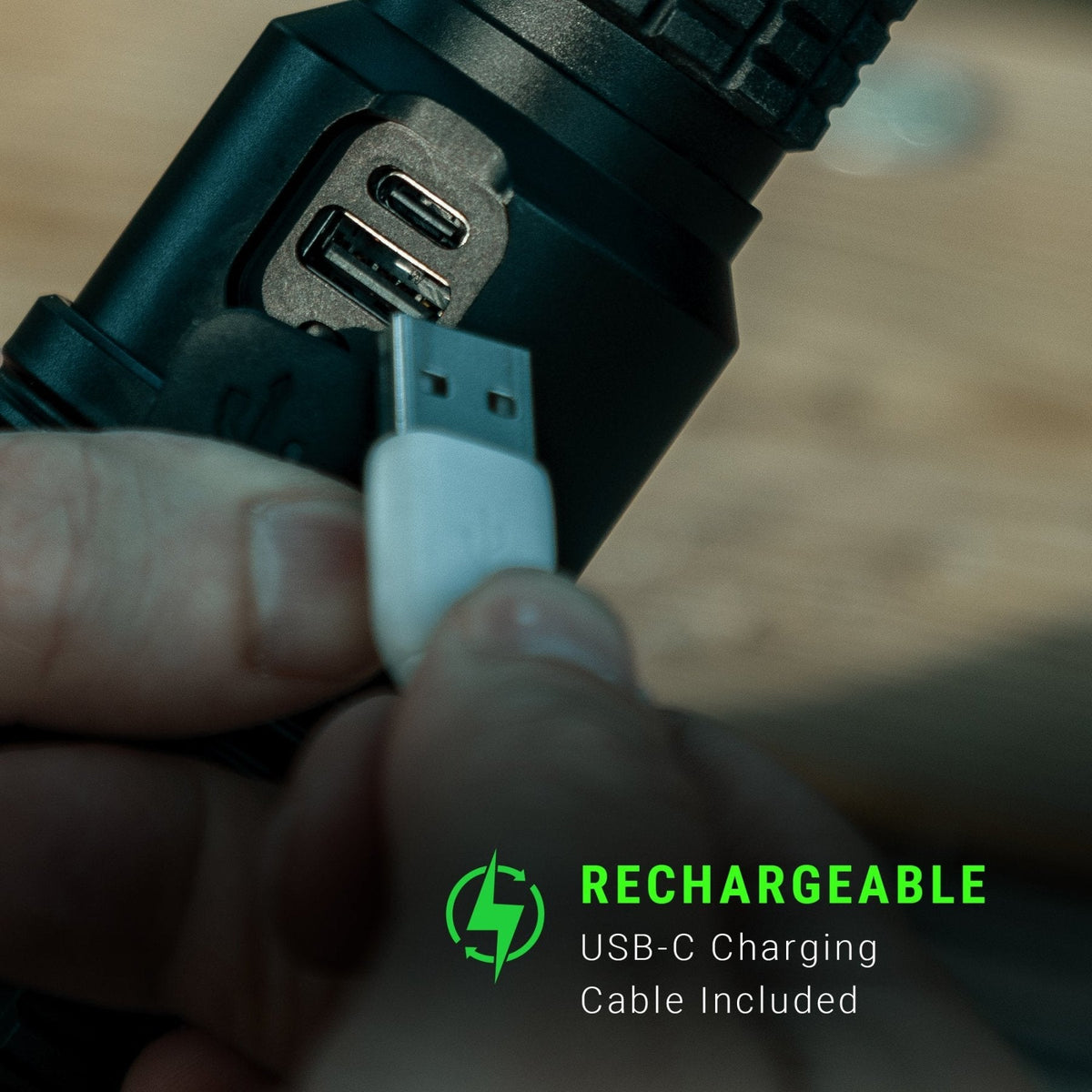 Kodiak® Kong 18,000 Lumen Rechargeable Tactical Flashlight - LitezAll - Tactical Flashlights - 7