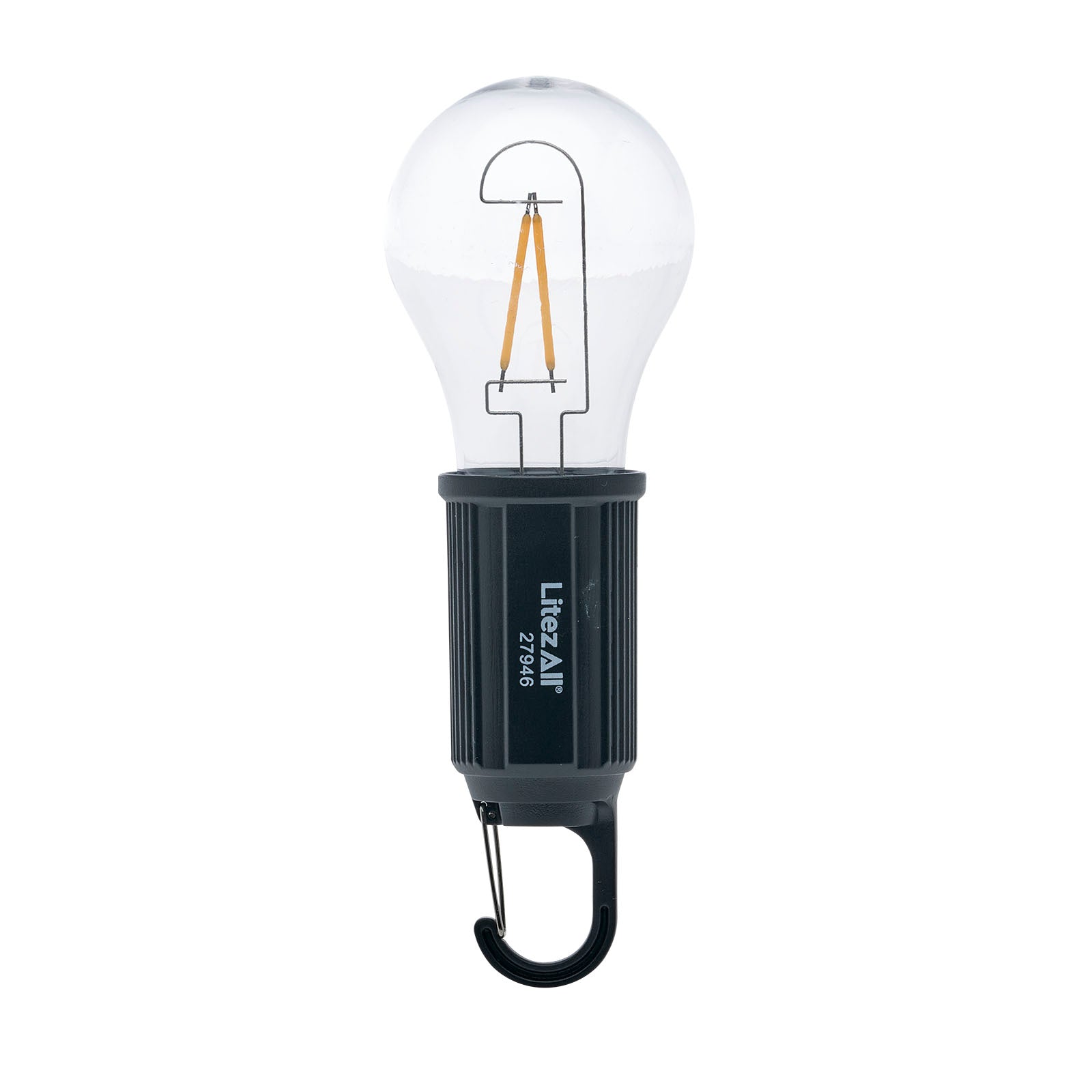 LitezAll® Rechargeable Warm White Bulb with Carabiner