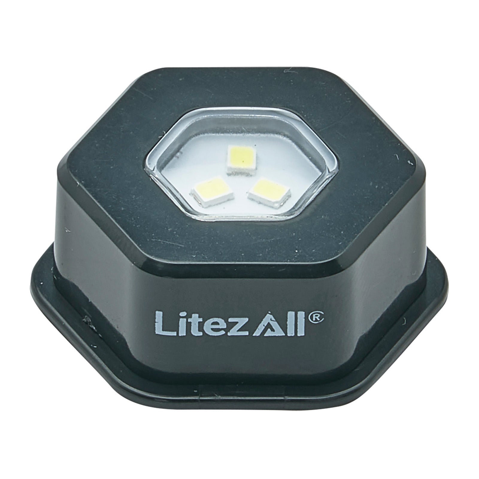 LitezAll® Battery Powered Hexagon Puck Lights 4 Pack