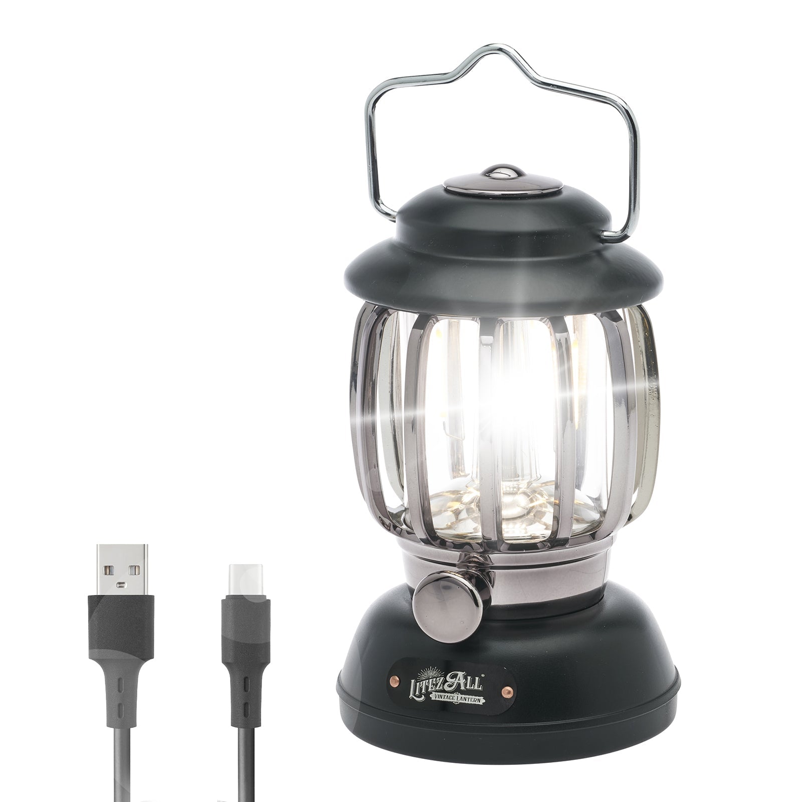 LitezAll® OLE '92® Rechargeable and Battery Powered Camping Lantern with Dimmer - LitezAll - Lanterns - 2