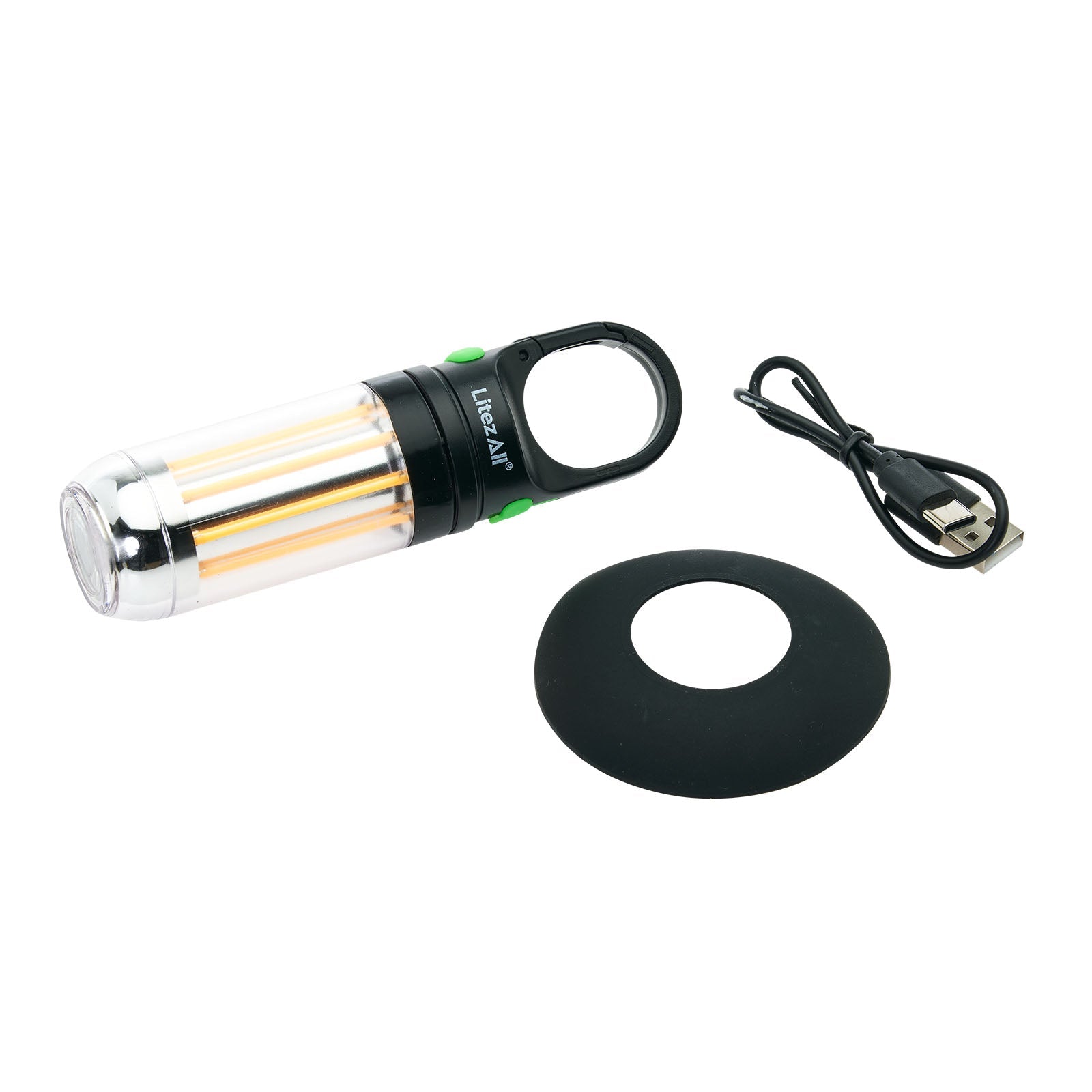 LitezAll® Mini Rechargeable Lantern with Flashlight