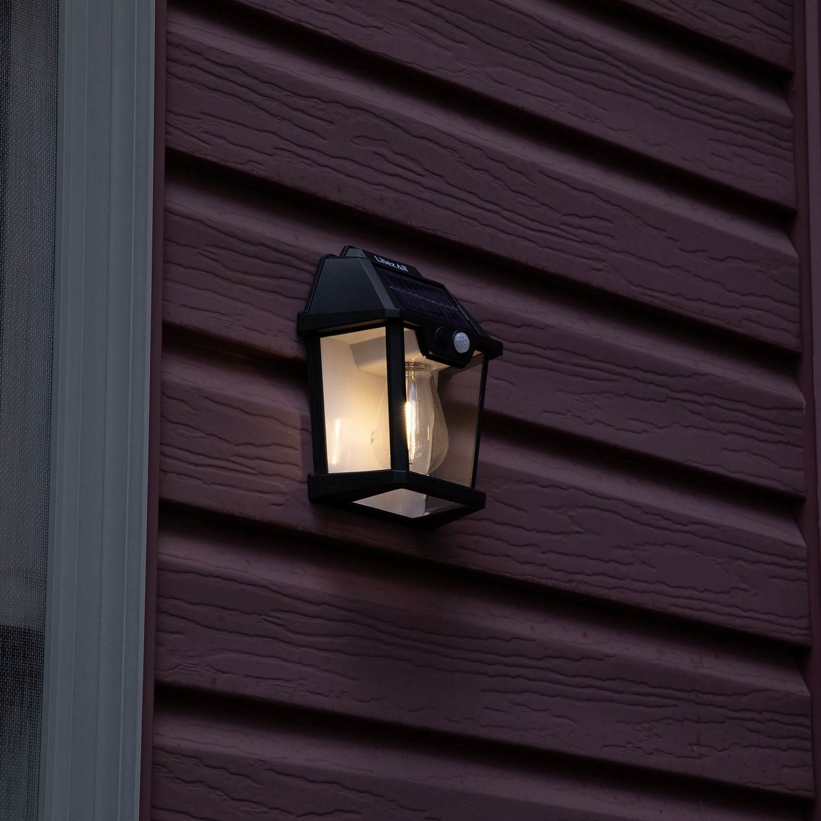 LitezAll® Motion Activated Solar Powered Wall Lamp
