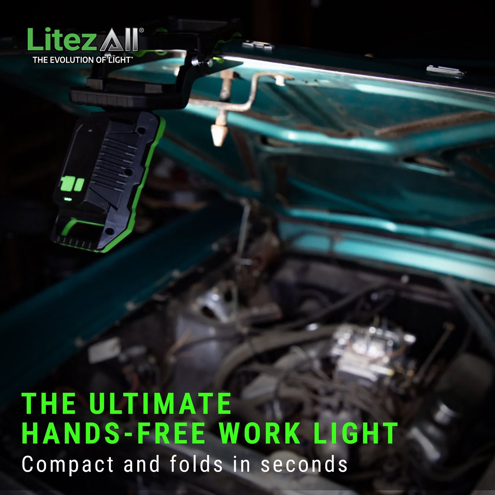 LitezAll® Rechargeable 4000 Lumen Work Light with Clamp - LitezAll - Work Lights - 7