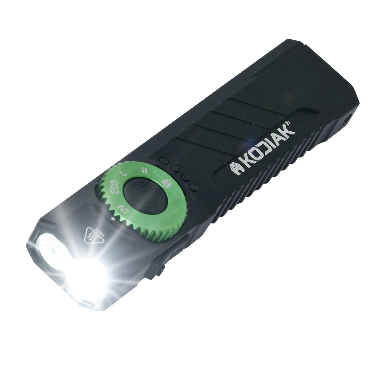Kodiak® 1,200 Lumen Krux Rechargeable EDC Torch with UV & Laser