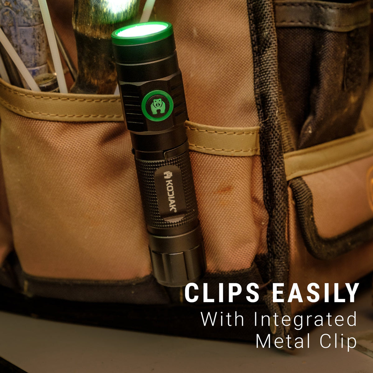 Kodiak® The KUB 2.0 Rechargeable 2000 Lumen Compact Tactical Flashlight - LitezAll - Tactical Flashlights - 5