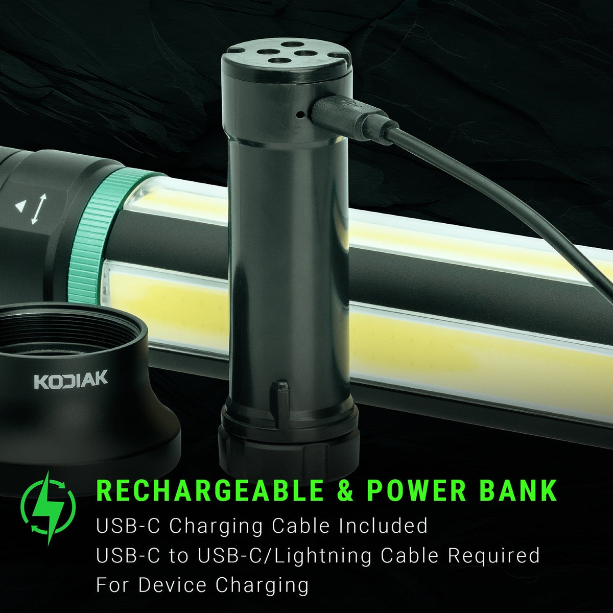 Kodiak® Kuadrant 4 - Panel Rechargeable Lantern - LitezAll - 7