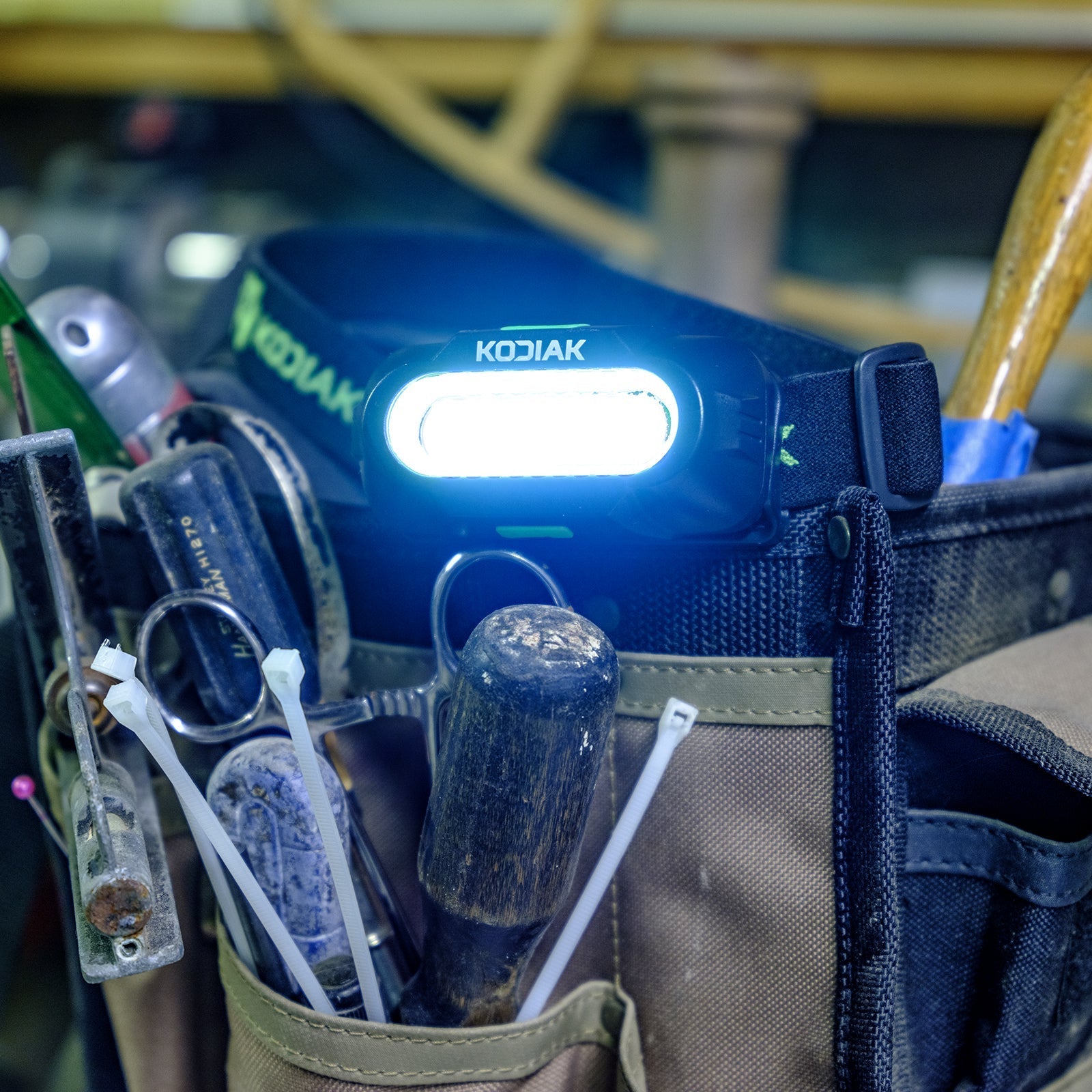 Kodiak® Knight Rechargeable 560 Lumen 5 Mode Headlamp 3 Pack