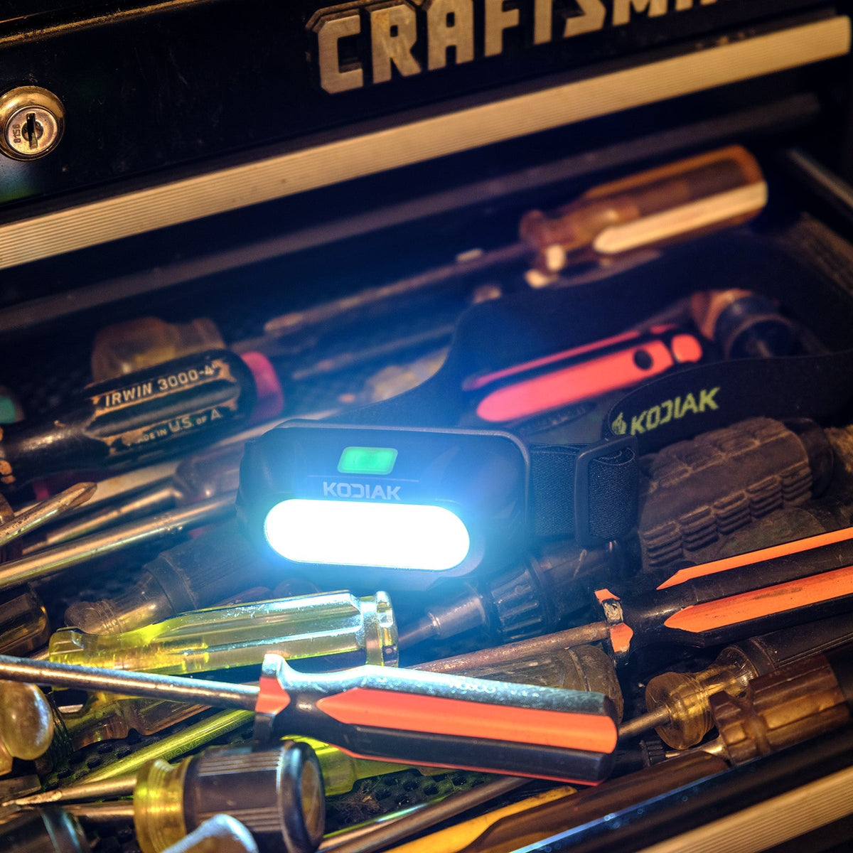 Kodiak® Knight Rechargeable 560 Lumen 5 Mode Headlamp