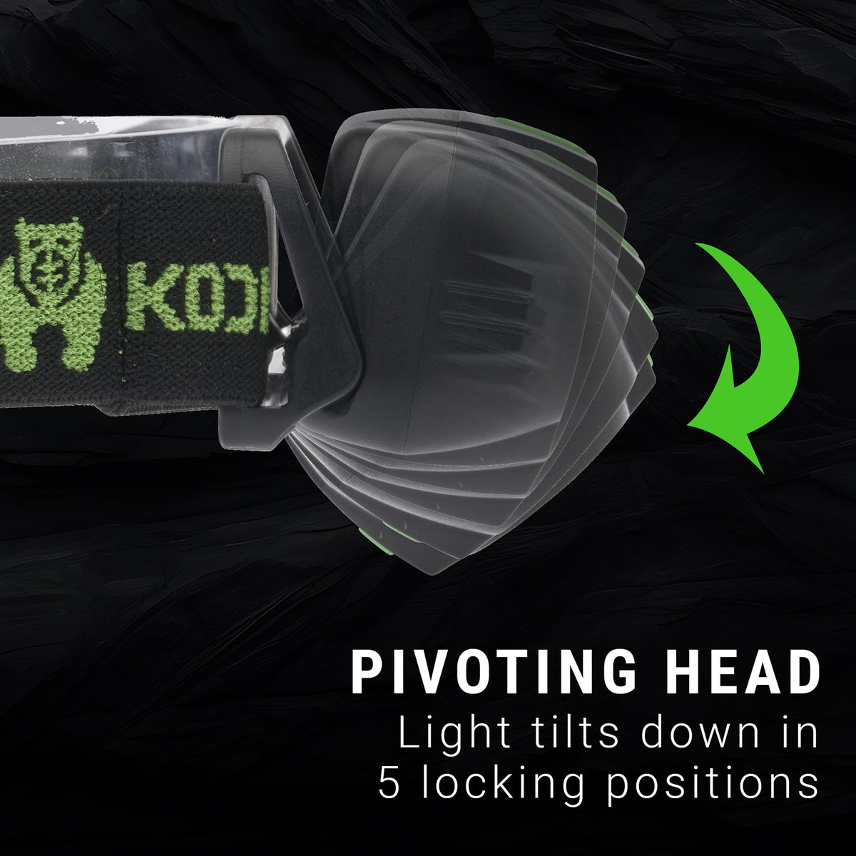 Kodiak® Knight Rechargeable 560 Lumen 5 Mode Headlamp - LitezAll - 6