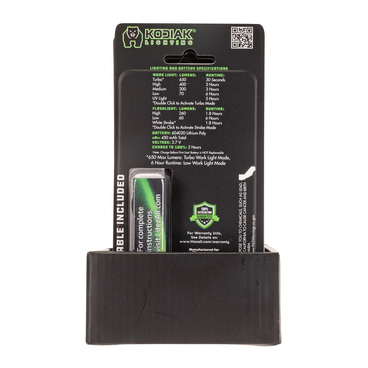 Kodiak® Keen Rechargeable 8 Mode Pocket Work Light and Flashlight