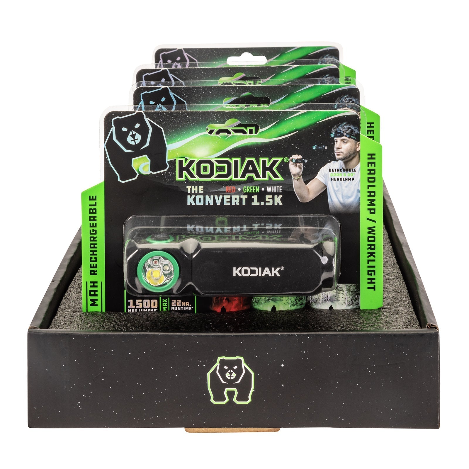 Kodiak® Konvert 1.5K RGW Headlamp