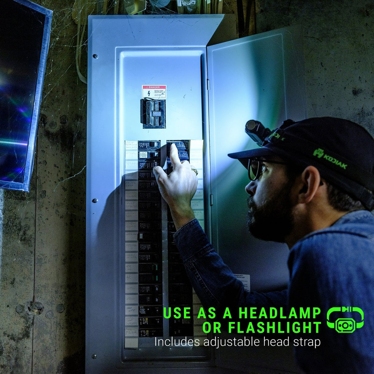 Kodiak® Konvert 1.5K RGW Headlamp - LitezAll - 5