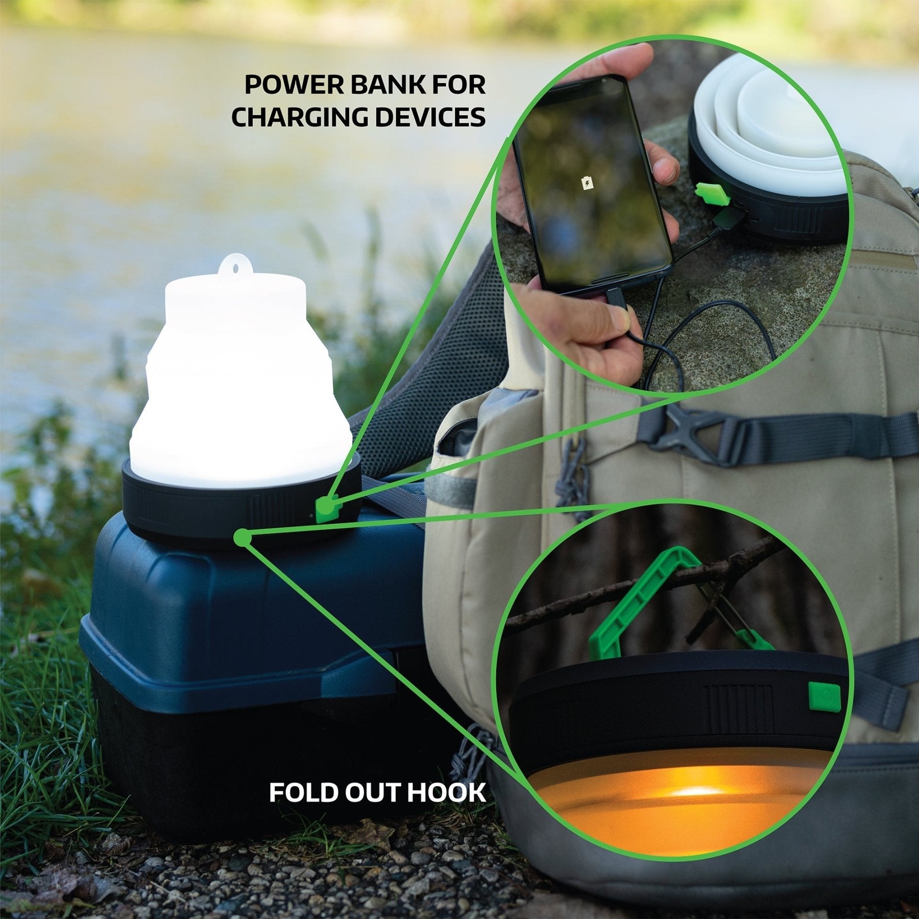 Kodiak® Kompress® Rechargeable Pop Up Lantern - LitezAll - Lanterns - 7