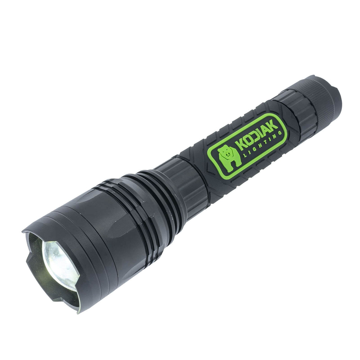 Kodiak® 3500 Lumen Rubber Grip Tactical Flashlight