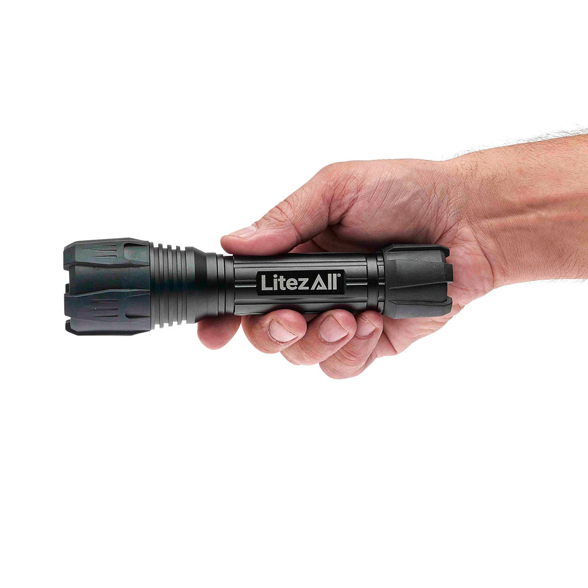 LitezAll® Nearly Invincible® 1000 Lumen Rechargeable Tactical Flashlight