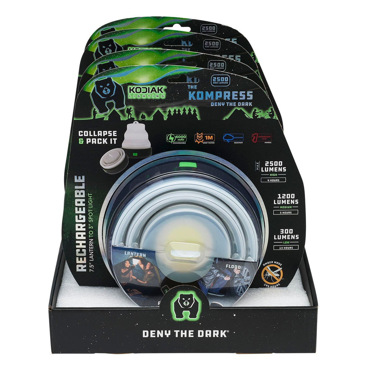 Kodiak® Kompress® Rechargeable Pop Up Lantern