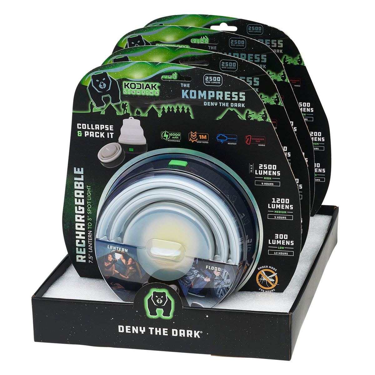 Kodiak® Kompress® Rechargeable Pop Up Lantern