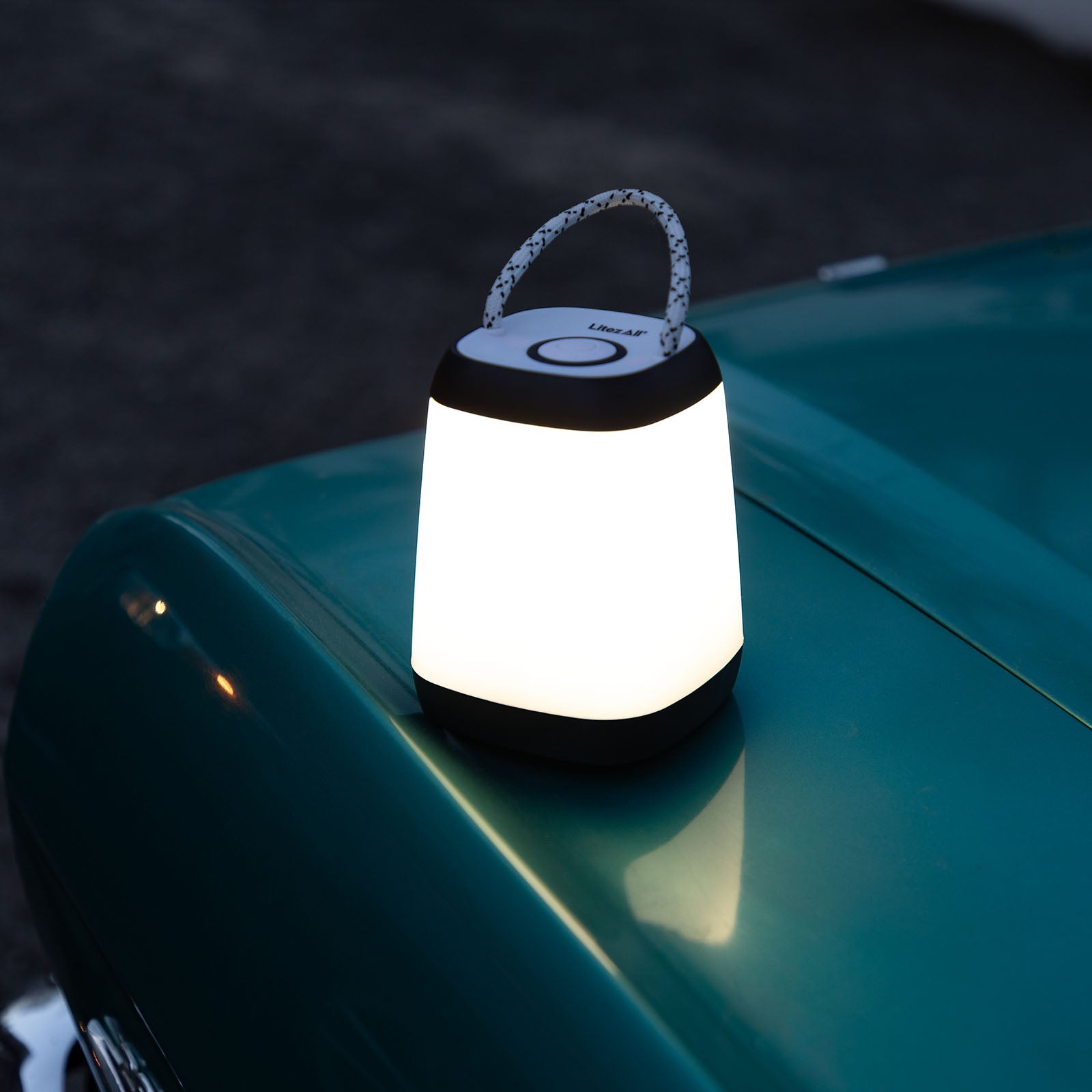 LitezAll Square Mini Lantern with Rope handle - LitezAll - Lanterns - 4