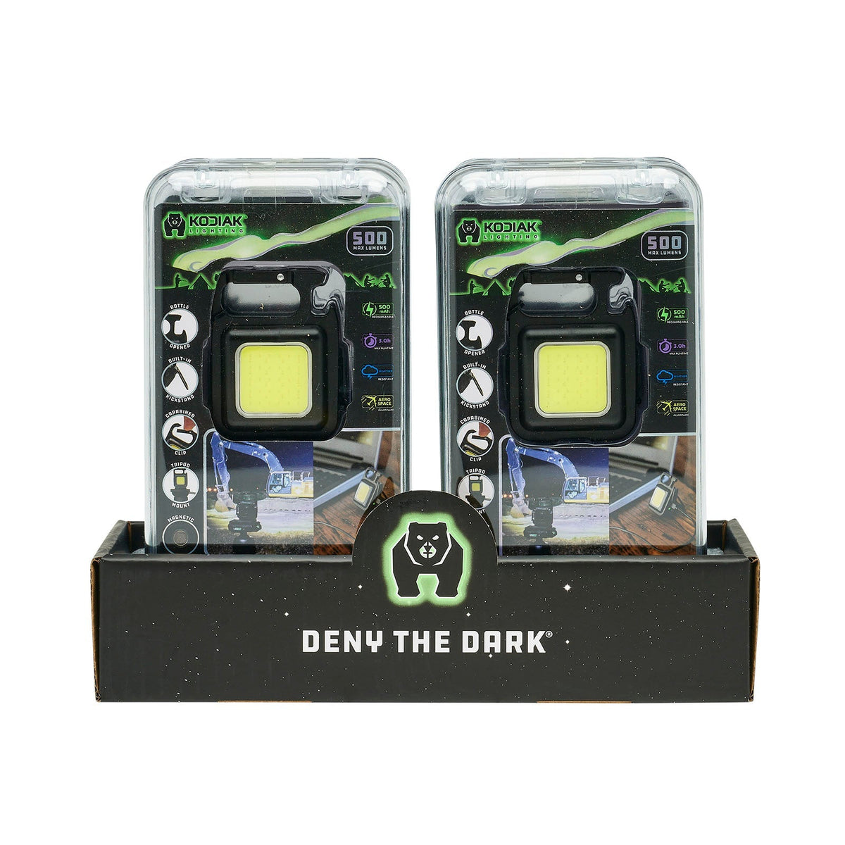 Kodiak® KOMPANION® 500 Lumen Rechargeable Aluminum Work Light
