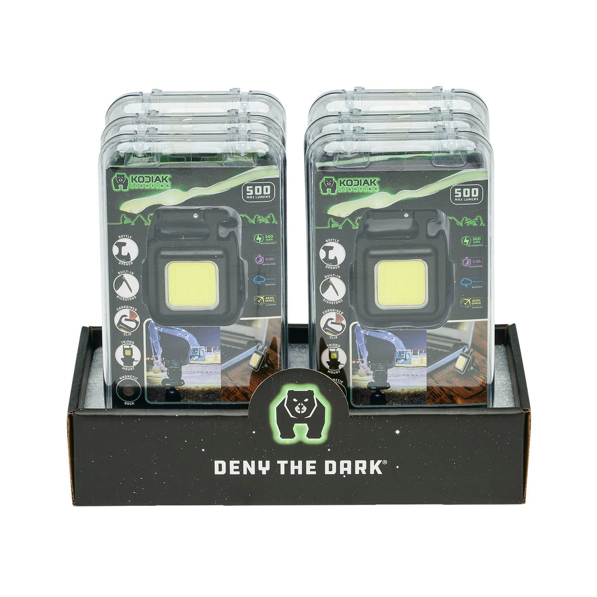 Kodiak® KOMPANION® 500 Lumen Rechargeable Aluminum Work Light