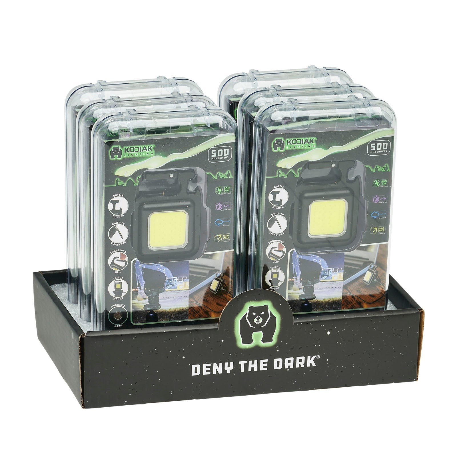 Kodiak® KOMPANION® 500 Lumen Rechargeable Aluminum Work Light