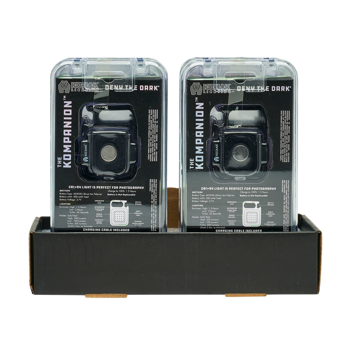 Kodiak® KOMPANION® 500 Lumen Rechargeable Aluminum Work Light