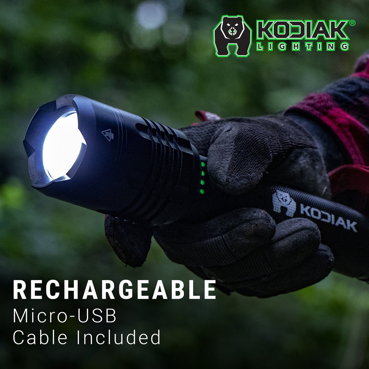 Kodiak® Kiran® 10,000 Lumen Tactical Flashlight