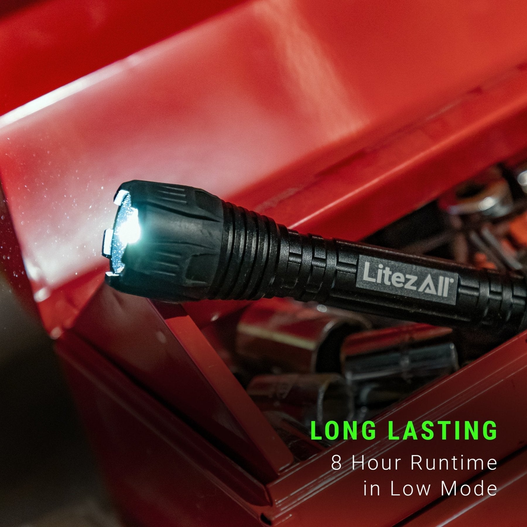 LitezAll® Nearly Invincible® 300 Lumen Tactical Flashlight - LitezAll - 4
