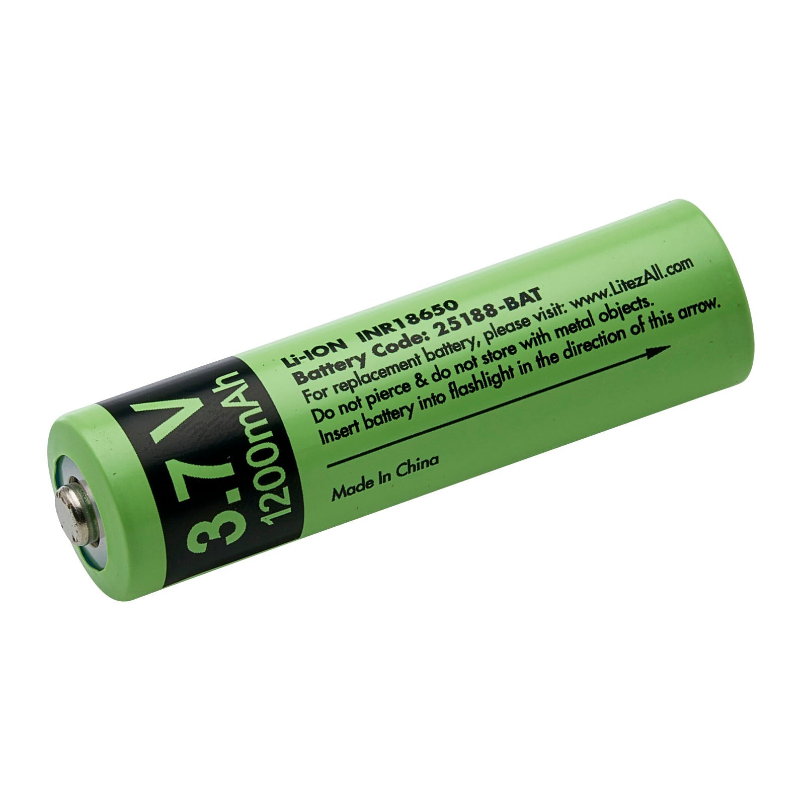 Replacement Battery for LitezAll LA-1.3KHL-3/6 LitezAll Rechargeable Headlamp