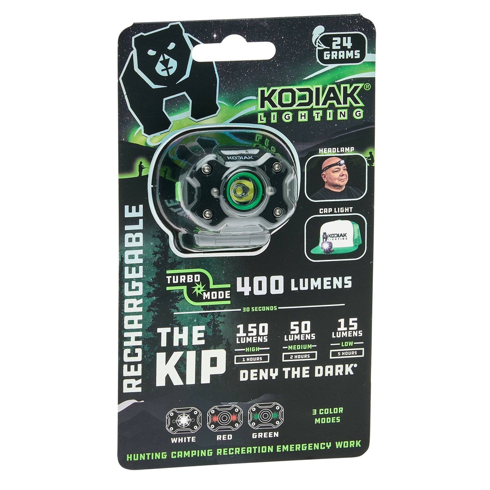 Kodiak® KIP® Rechargeable Micro Headlamp