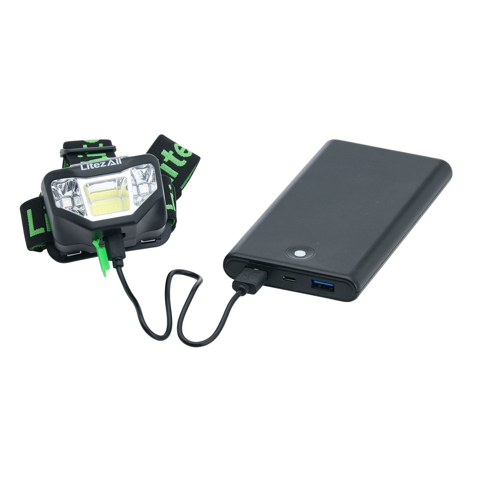 LitezAll® Rechargeable Quattro 4 Mode Headlamp
