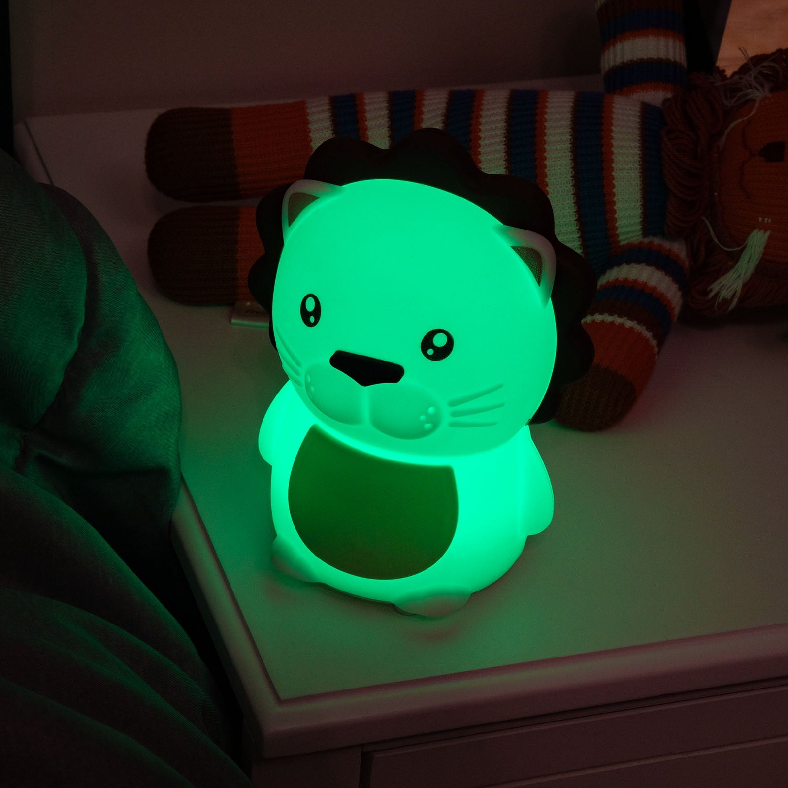 LitezAll® Lion Squishable Color Changing Silicone Lantern
